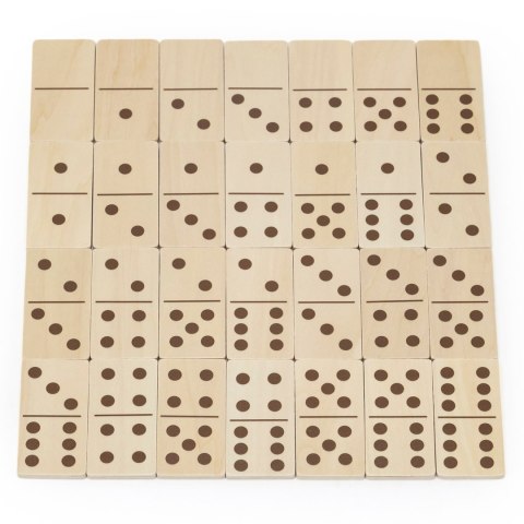  Drewniane Domino 2w1 Zwierzęta i Liczby
