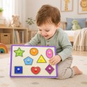  Drewniane Kolorowe Puzzle Z Pinezkami Kształty