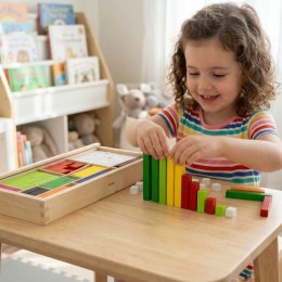  Drewniane Patyczki Edukacyjne Matematyczne Klocki Cuisenaire'a