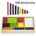  Drewniane Patyczki Edukacyjne Matematyczne Klocki Cuisenaire'a