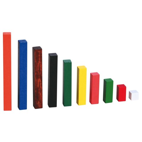  Drewniane Patyczki Edukacyjne Matematyczne Klocki Cuisenaire'a