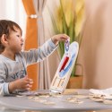  Drewniany Zegar Nauka Zegara Czasu Montessori