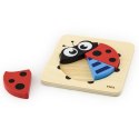  Pierwsze drewniane Puzzle maluszka Biedronka