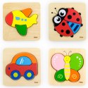 Pierwsze drewniane Puzzle maluszka Motylek