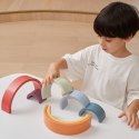  PolarB Drewniana Tęcza Układanka Klocki Kreatywne Montessori
