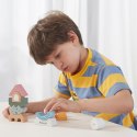 PolarB Drewniana Układanka Balansująca Wieża Montessori Klocki Prezent  PolarB