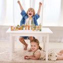  PolarB Drewniane Klocki Bloki Montessori Zwierzęta 50 el.