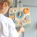  PolarB Drewniany Kalendarz i Zegar Montessori