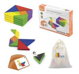  Tangram Drewniana Gra Logiczna Układanka Certyfikat FSC