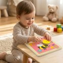 Viga Drewniane Puzzle Pszczoła Układanka Montessori Edukacyjna 18m+ Owad