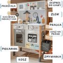  GREEN Drewniana Interaktywna Kuchnia 9w1 z Pralką i Tablicą