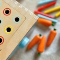  GREEN Drewniana Szuflada Edukacyjna 4w1 Sorter Montessori Gra w Marchewki FSC