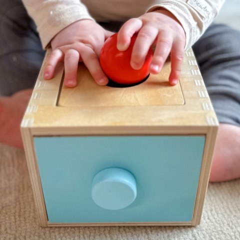  GREEN Drewniana Szuflada Edukacyjna 4w1 Sorter Montessori Gra w Marchewki FSC