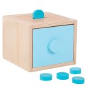 GREEN Drewniana Szuflada Edukacyjna 4w1 Sorter Montessori Gra w Marchewki FSC