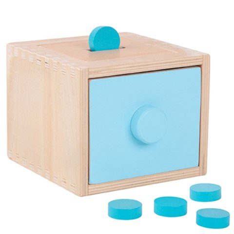 GREEN Drewniana Szuflada Edukacyjna 4w1 Sorter Montessori Gra w Marchewki FSC