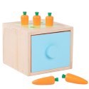  GREEN Drewniana Szuflada Edukacyjna 4w1 Sorter Montessori Gra w Marchewki FSC