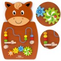  Drewniana Tablica Manipulacyjna Konik Certyfikat FSC Montessori
