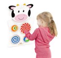  Drewniana Tablica Manipulacyjna Krówka Certyfikat FSC Montessori