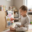  Drewniana Tablica Manipulacyjna Krówka Certyfikat FSC Montessori