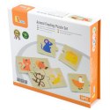  Drewniane Puzzle Nakarm Zwierzątko Co jedzą Zwierzęta Układanka