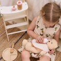  PolarB Drewniany Zestaw do Karmienia Lalki Torba - z Butelką i Śliniaczkiem