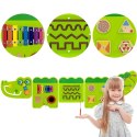  Tablica Sensoryczna Manipulacyjna Krokodyl Certyfikat FSC Montessori