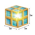 Woopie Klocki Magnetyczne Kostki 54 el Montessori Ocean Układanka Gra 3D