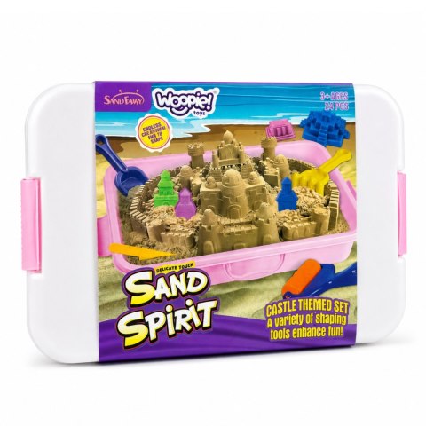  Zestaw Piasek Kinetyczny SAND SPIRIT Zamek 24 el.