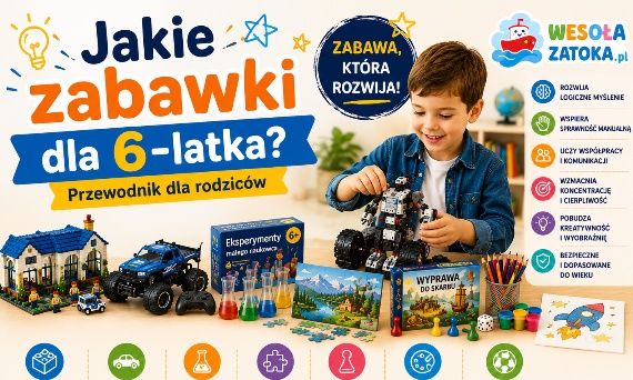 Jakie zabawki dla 6-latka? Najlepsze pomysły na prezent | WesołaZatoka.pl